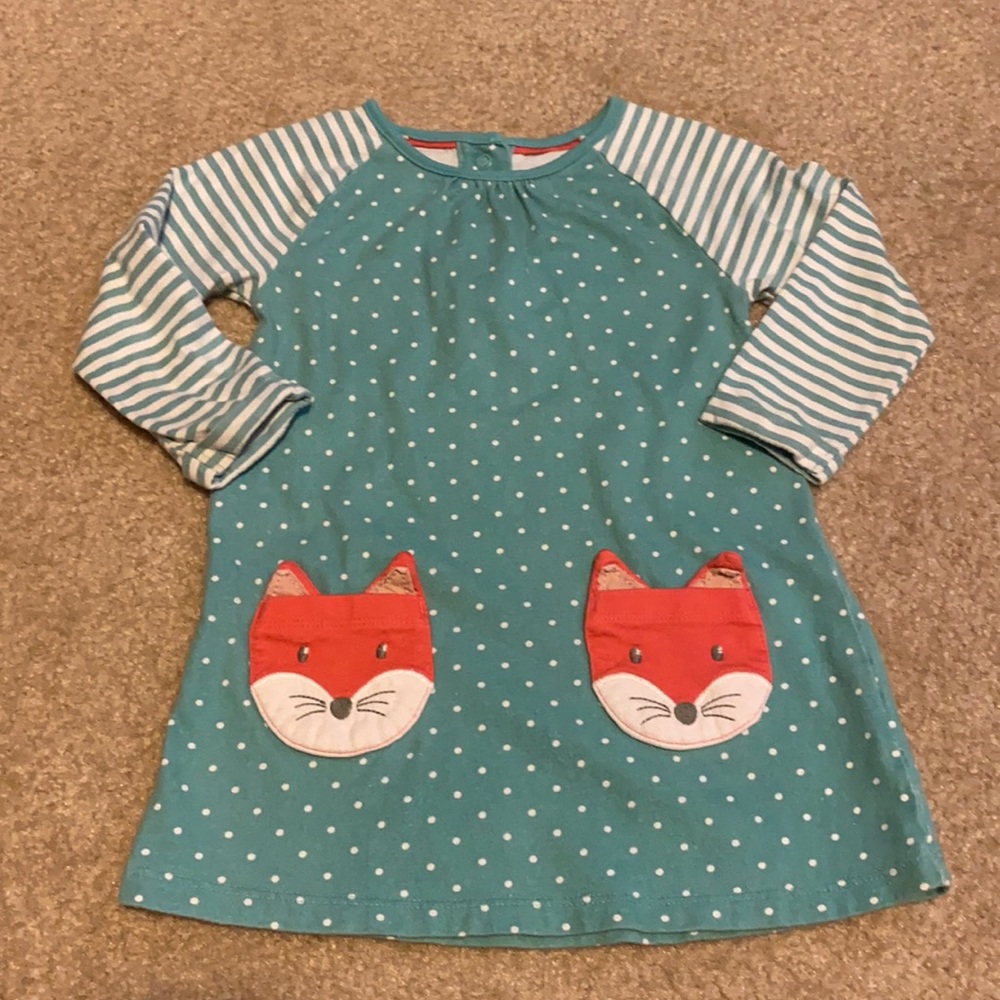 Baby Boden Fox dress